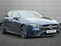 Usado Mercedes A35 AMG Executive 306 HP (225 kW) 2021 Azul Citadino