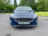 Used Ford Fiesta Zetec 2018 Blue Hatchback
