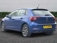 Used VW Polo Life 95 HP (69 kW) 2022 Blue Hatchback