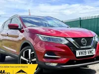 Used Nissan Qashqai Tekna 115 HP (84 kW) 2019 Red SUV