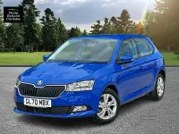 Used Skoda Fabia SE 60 HP (44 kW) 2020 Blue Hatchback