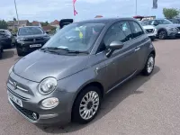Used Fiat 500 Lounge 69 HP (50 kW) 2019 Electroclash grey Hatchback