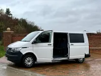 Used VW T6.1 150 HP (110 kW) 2021 White Van