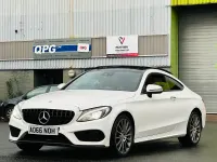 Used Mercedes C250 AMG Line Premium Plus 2016 White Coupe