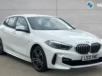Used BMW 118 M Sport 134 HP (98 kW) 2021 White Hatchback