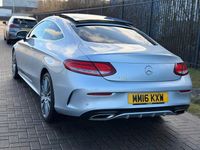 Used Mercedes C300 AMG Line Premium 2016 Silver Coupe