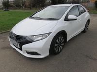 Used Honda Civic SE Plus 2014 White Hatchback