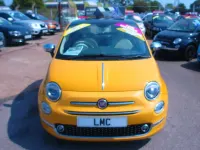 Used Fiat 500 Lounge 69 HP (50 kW) 2015 Yellow Hatchback