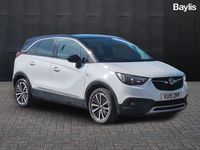 Used Vauxhall Crossland X Elite 130 HP (95 kW) 2019 White SUV