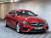Used Mercedes E220 AMG line 2019 Red Coupe