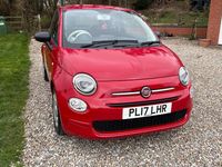 Used Fiat 500 Pop 2017 Red Hatchback