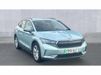 Used Skoda Enyaq iV Loft 97 kW (132 HP) 2021 Arctic silver metallic SUV