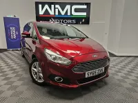 Used Ford S-MAX Titanium 150 HP (110 kW) 2015 Red MPV