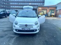 Begagnad Fiat 500 Lounge 69 HK (50 kW) 2017 Vit Halvkombi