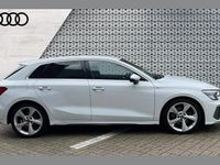 Used Audi A3 S-Line 147 HP (108 kW) 2021 White Sedan