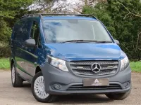 Used Mercedes e-Vito 85 kW (116 HP) 2019 Blue Van
