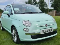 Used Fiat 500 Lounge 69 HP (50 kW) 2014 Green Hatchback