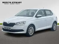 Used Skoda Fabia 75 HP (55 kW) 2020 White Hatchback