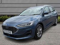 Used Ford Focus Titanium 123 HP (90 kW) 2023 Blue Estate