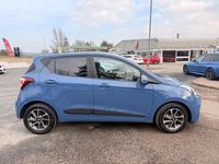 Used Hyundai i10 Premium 2017 Blue Hatchback