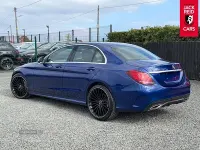 Used Mercedes C300 AMG line 2019 Blue Sedan