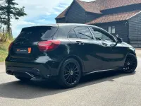 Used Mercedes A180 AMG line 109 HP (80 kW) 2017 Black Hatchback