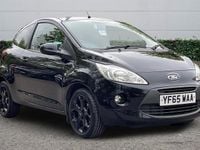 Used Ford Ka Zetec 69 HP (50 kW) 2015 Black Hatchback