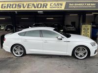 Used Audi A5 Sportback S-Line 190 HP (139 kW) 2019 White Hatchback