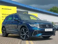 Used VW Tiguan R-line 150 HP (110 kW) 2021 Blue SUV