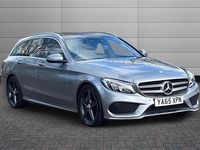 Used Mercedes C220 AMG Line Premium 170 HP (125 kW) 2016 Tenorite grey Estate