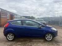 Used Ford Fiesta Zetec 82 HP (60 kW) 2014 Blue Hatchback