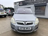 Used Vauxhall Zafira Elite 120 HP (88 kW) 2009 Silver MPV
