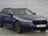 Used BMW 520 M Sport 181 HP (133 kW) 2021 Blue Estate
