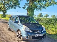 Used Nissan Note N-TEC 90 HP (66 kW) 2013 Blue Hatchback
