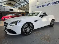 Used Mercedes SLC200 AMG line 2018 White Cabriolet