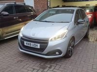 Used Peugeot 208 GT-line 100 HP (73 kW) 2018 Silver Hatchback