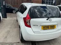Used Nissan Note S 98 HP (72 kW) 2016 White Hatchback