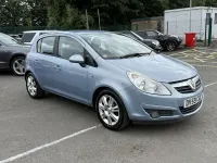 Used Vauxhall Corsa Design Edition 2009 Blue Hatchback