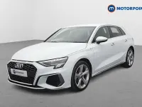 Used Audi A3 e-tron S-Line 2024 White Hatchback