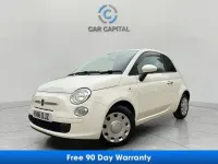 Gebraucht Fiat 500 Lounge 85 PS (62 kW) 2016 Weiß Kleinwagen
