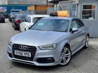 Used Audi A3 S-Line 110 HP (80 kW) 2016 Silver Sedan