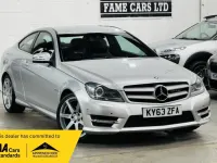 Used Mercedes C250 AMG 204 HP (150 kW) 2014 Silver Coupe