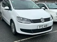 Used VW Sharan SE 150 HP (110 kW) 2017 White MPV