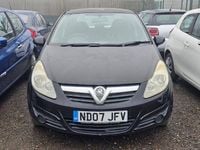 Used Vauxhall Corsa Club 2007 Black Hatchback