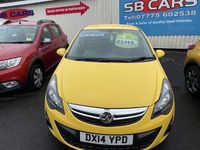 Second-hand Vauxhall Corsa 100 CP (73 kW) 2014 Galben Hatchback