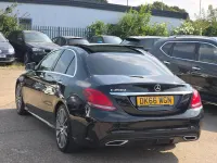 Used Mercedes C250 AMG line 2016 Black Sedan