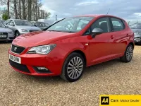 Begagnad Seat Ibiza CONNECT 90 HK (66 kW) 2016 Röd Halvkombi