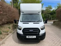 Used Ford Transit S 130 HP (95 kW) 2021 White Cabriolet
