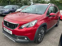 Käytetty Peugeot 2008 Allure 82 HP (60 kW) 2017 Punainen Katumaasturi
