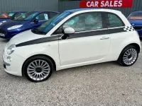Used Fiat 500 Lounge 69 HP (50 kW) 2010 White Hatchback